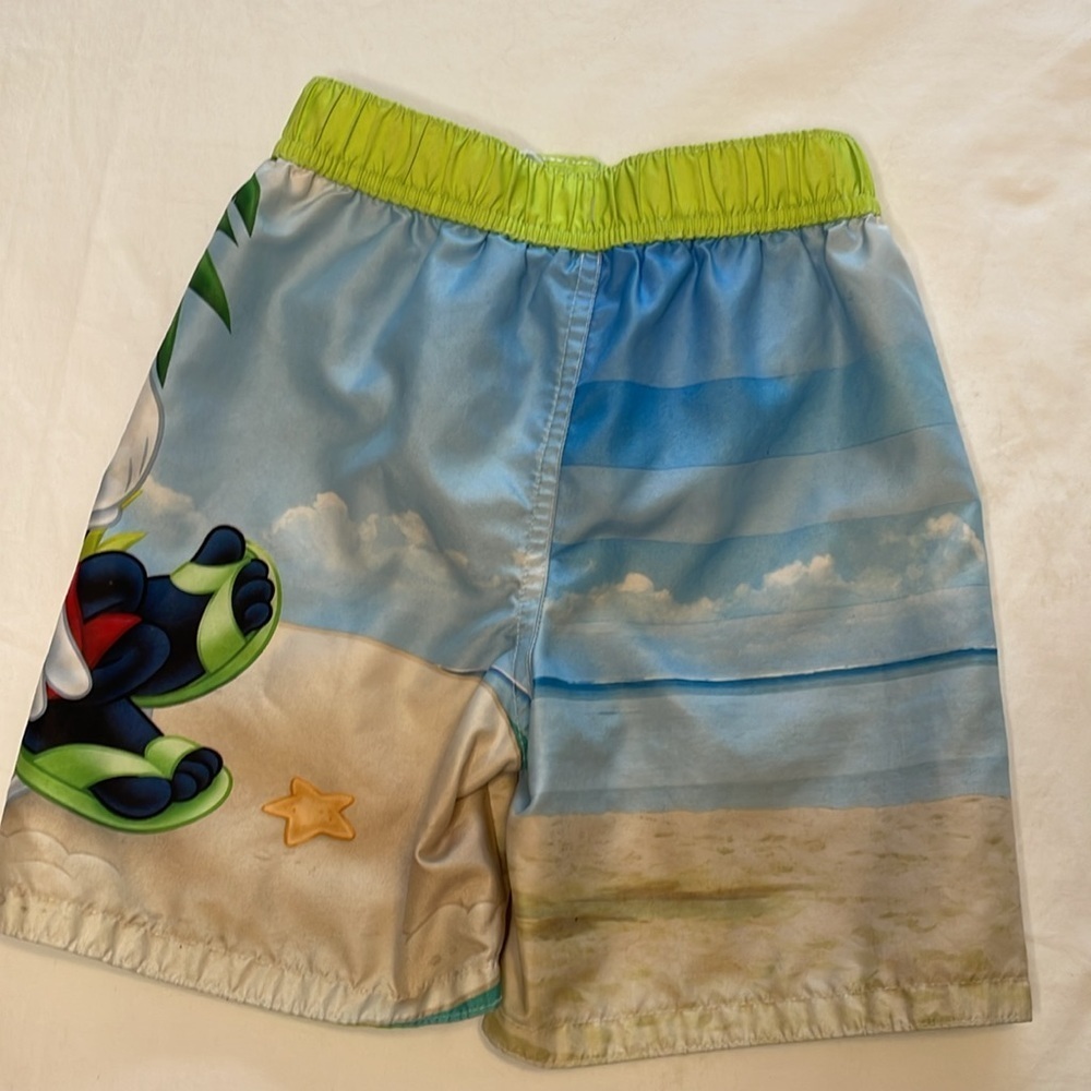 Mickey Mouse On The Beach Boys 4T Swim Trunks - Picture 2 of 6